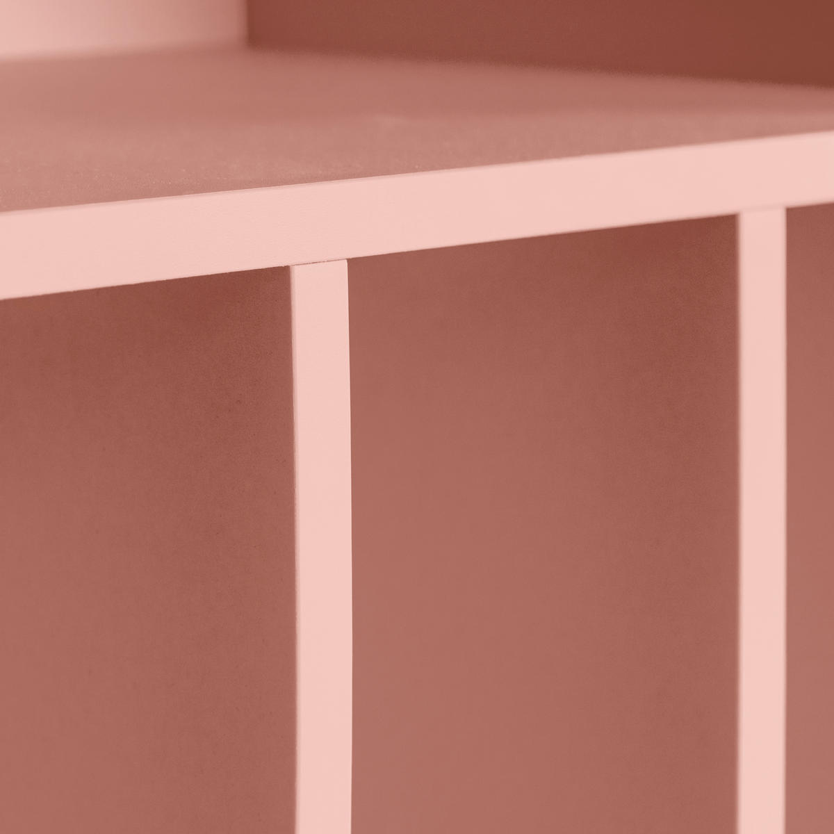 SCHRANK für Schallplatten rosa BOWIE - Pink, Holzwerkstoff (40/63/70cm) - RNT By Really Nice Things