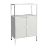 AKTENSCHRANK Hailuoto - Hellgrau, Metall (70/110/40cm) - [en.casa]