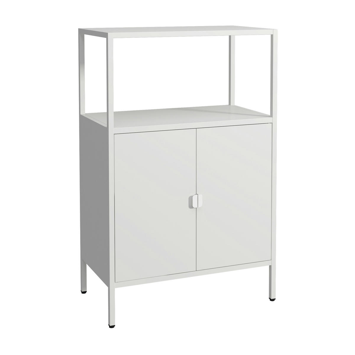 AKTENSCHRANK Hailuoto - Hellgrau, Metall (70/110/40cm) - [en.casa]