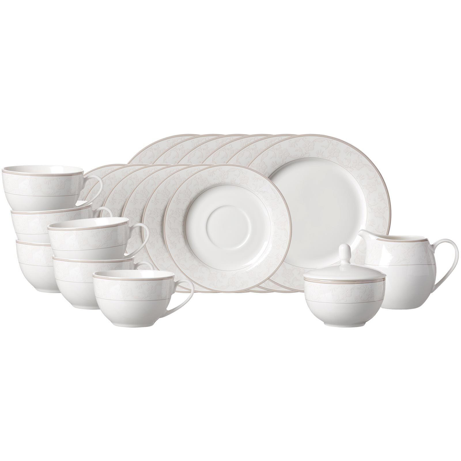 KAFFEESERVICE Isabella beige 20er Set - Beige, Keramik (1/1/1cm) - Ritzenhoff Breker