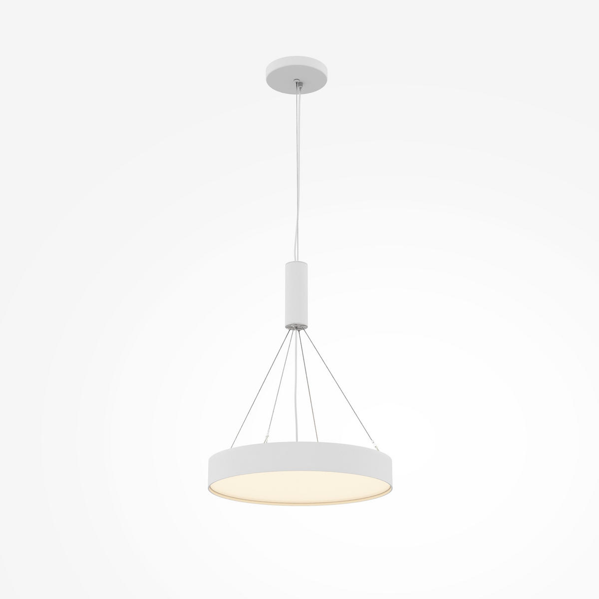 DECKENLEUCHTE Zon - Weiß - 40/40/6 cm - Weiß, Kunststoff (40/40/6cm) - Maytoni