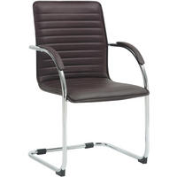 SCHWINGSTUHL Lederlook braun - Braun, Textil/Metall (56/95/60cm) - CLP