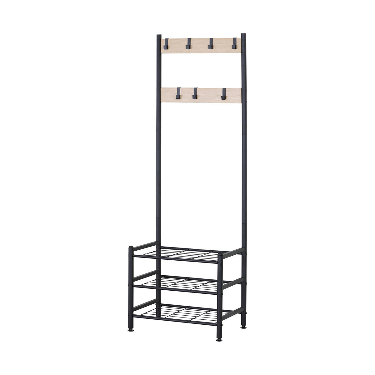 GARDEROBENSTÄNDER Beige 40/60/175 cm - Beige, Metall (40/175/60cm) - Mobili Rebecca