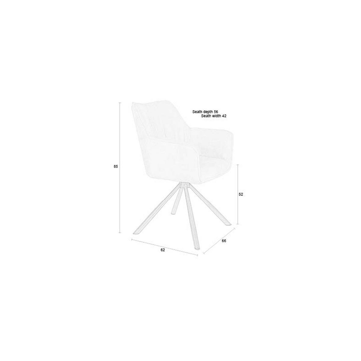 ESSZIMMERSTUHL Kodak Beige - 2 er Set - Beige, Kunststoff (66/85/62cm) - Housecraft Living