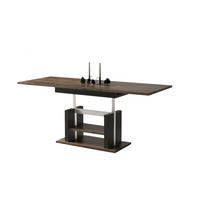 COUCHTISCH Dior höhenverstellbar ausziehbar bis 170 cm - Mooreichefarben, Holzwerkstoff (110/65/58cm) - Endo-Moebel