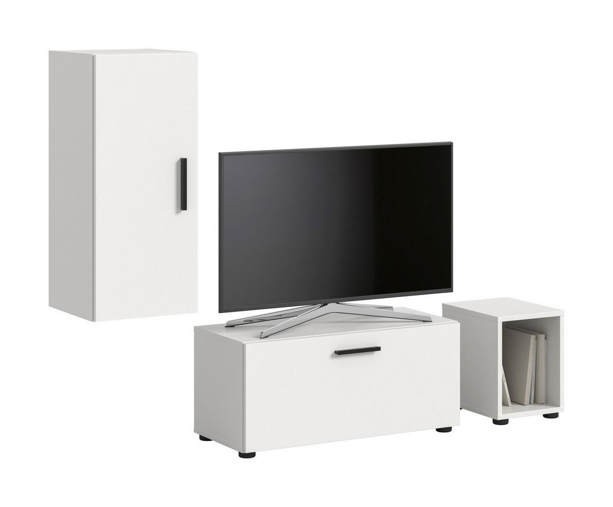 WOHNWAND The One weiß 75/34/34 cm - Weiß, Holzwerkstoff (75/34/34cm) - Xonox