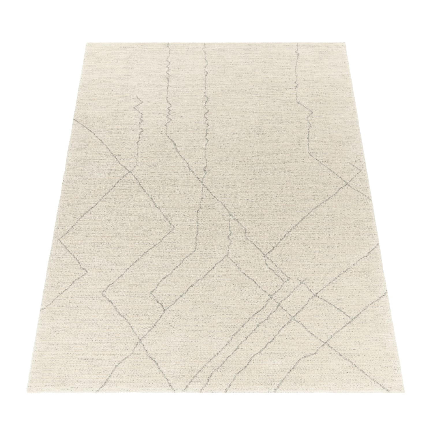 KURZFLORTEPPICH 80/150 cm Helios 723 - Creme, Kunststoff (80/150cm) - Paco Home