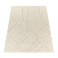 KURZFLORTEPPICH 120/170 cm Helios 723 - Creme, Kunststoff (120/170cm) - Paco Home