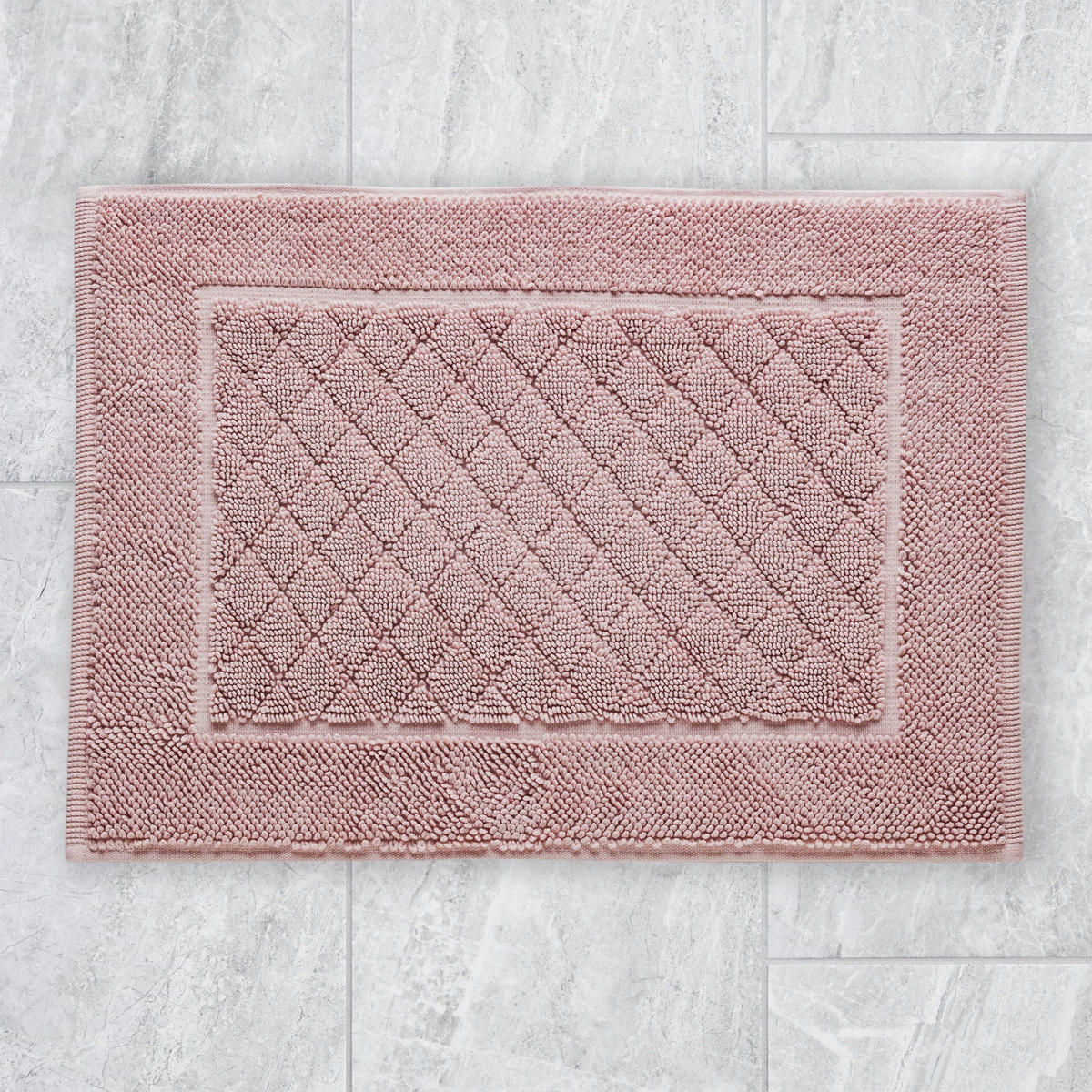 BADTEPPICH Wolteeri - Rosa, Textil (40/60cm) - home&you