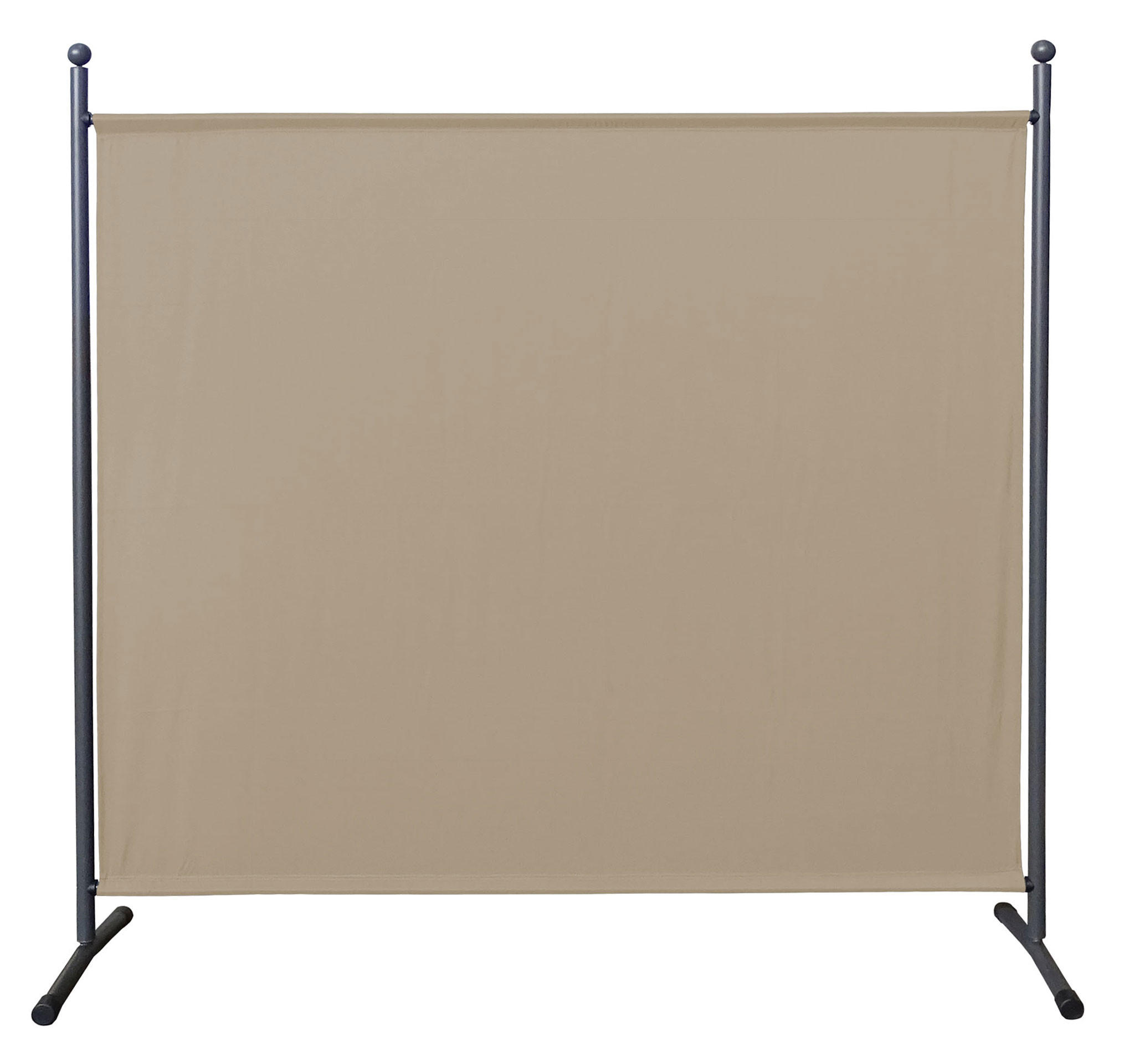 PARAVENT 1-tlg. 180x178 cm Beige - Beige, Metall (178/180cm) - QUICK STAR