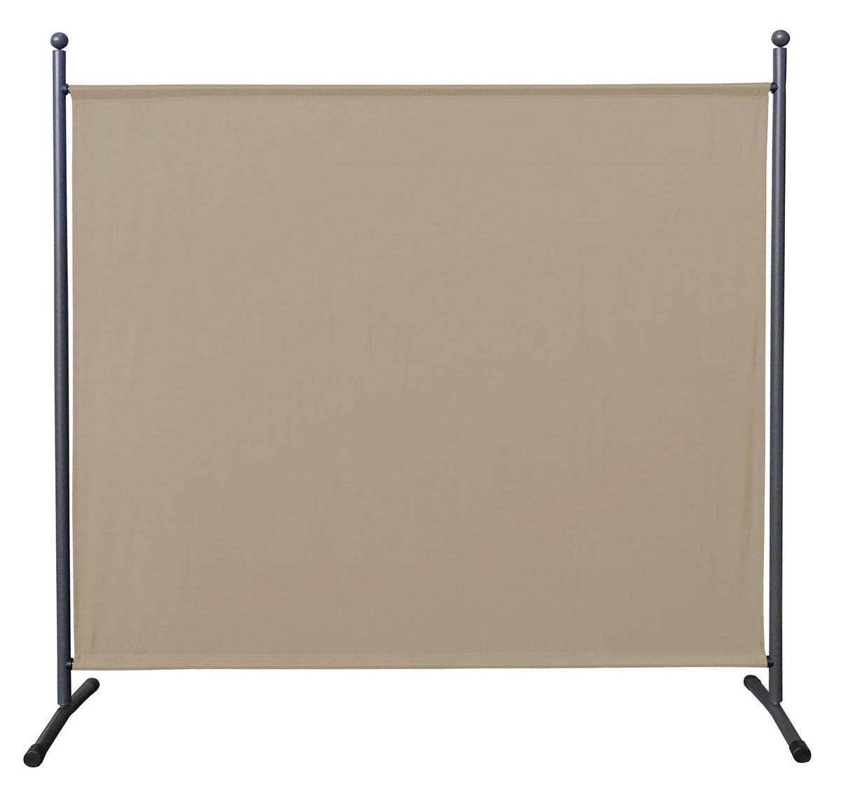 PARAVENT 1-tlg. 180x178 cm Beige - Beige, Metall (178/180cm) - QUICK STAR