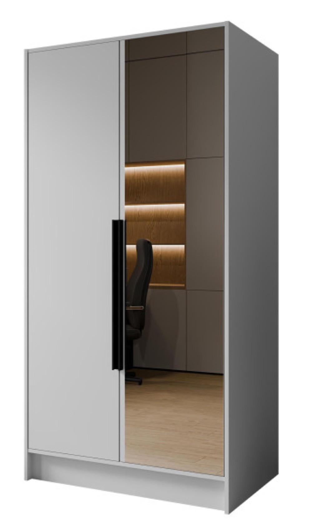 Sepro Meble Schrank Weiß 102x200x51 cm