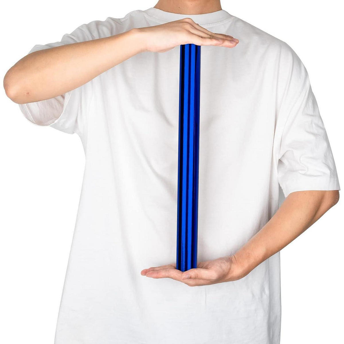 GESCHENKPAPIER Metallic Königsblau 43 cm x 10 m - Blau, Papier (4/44/4cm)