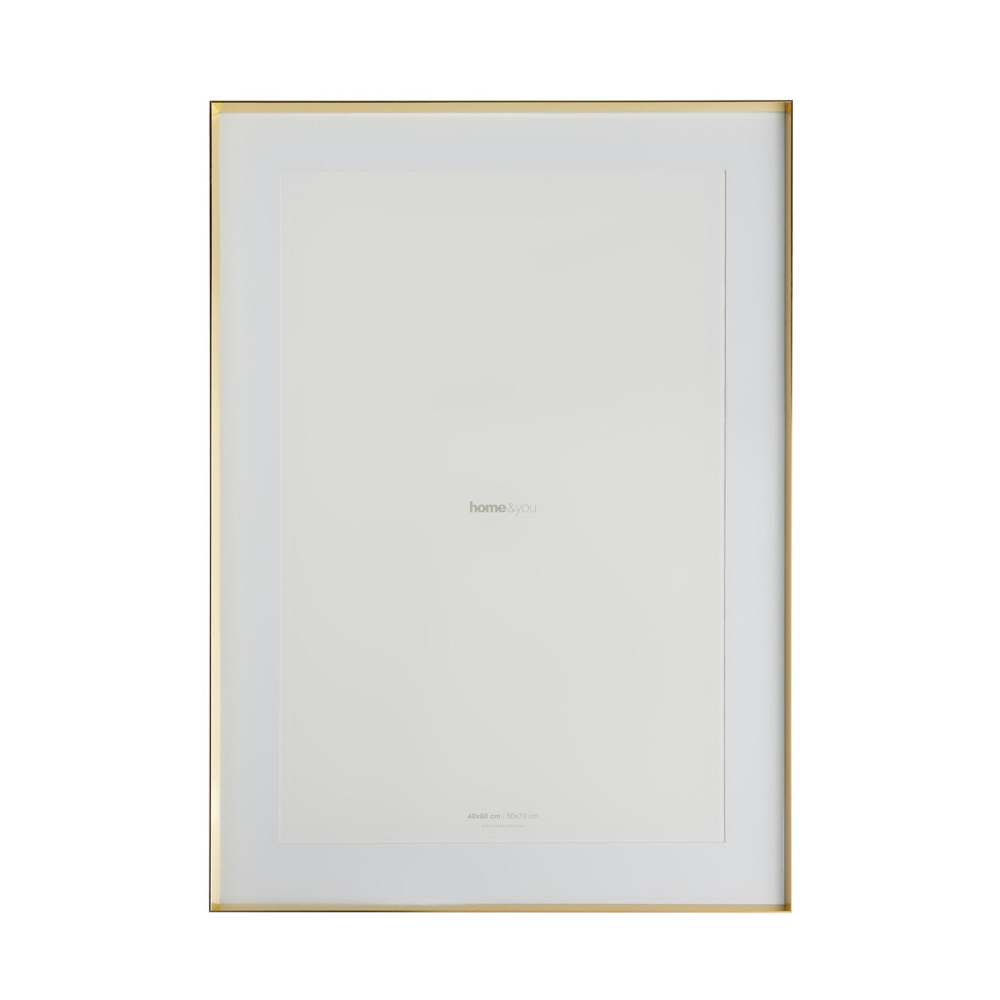 RAHMEN Anzi - Goldfarben, Metall (3/70/50cm) - home&you