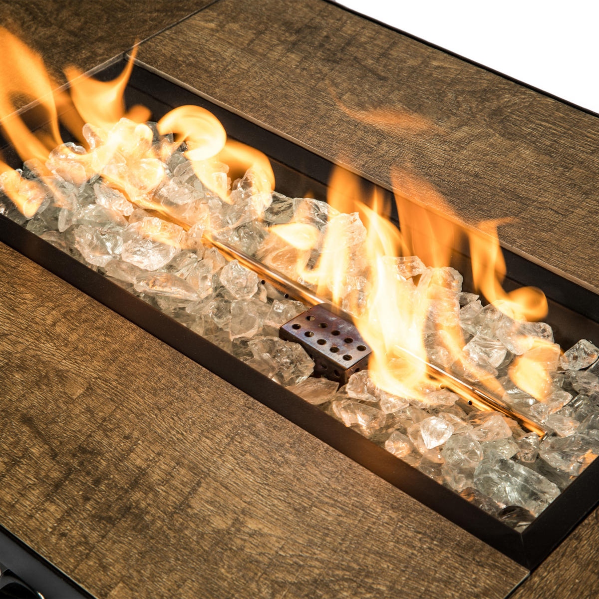 FEUERSTELLENZUBEHÖR Klar - Klar, Glas (29.8/7.6/7.6cm) - Teamson Home