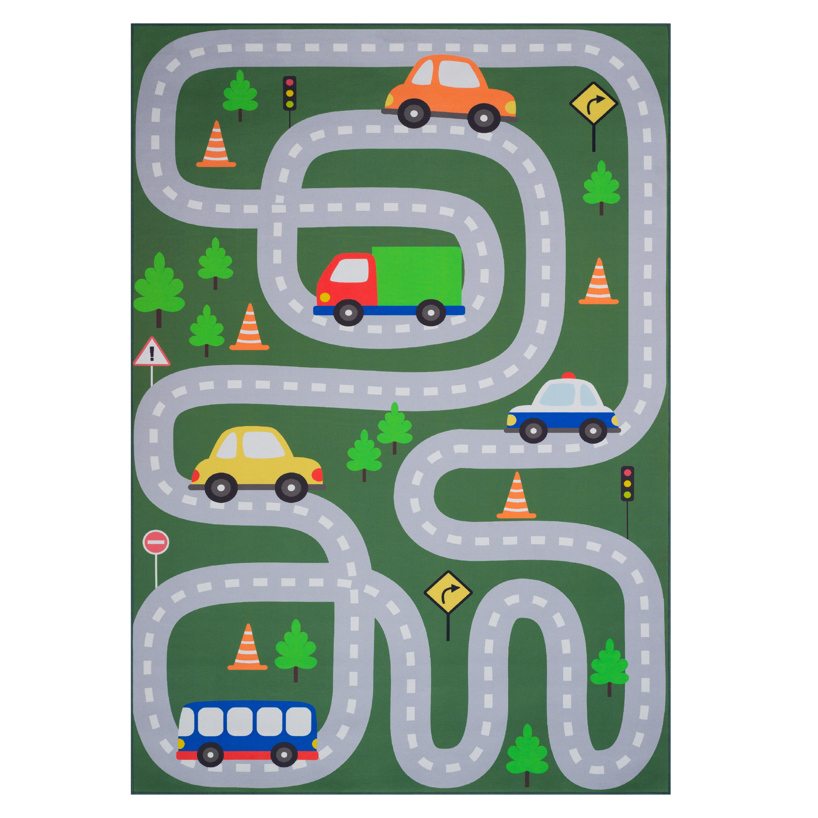 KINDERTEPPICH SNOOKI Grün 200/300 cm - Grün, Textil (200/300cm) - Tapiso