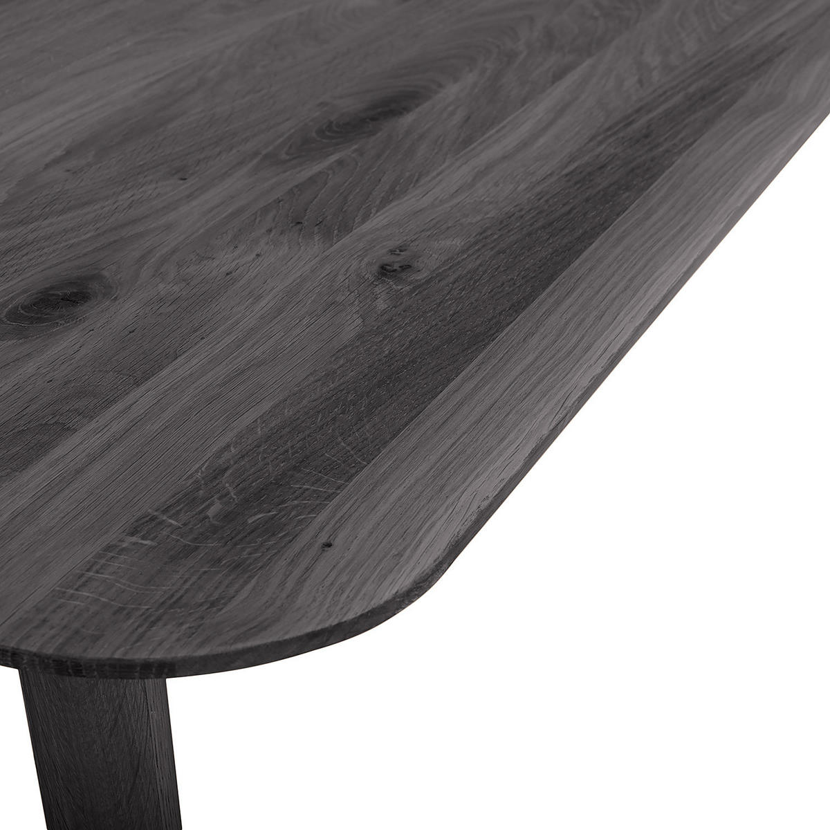 MASSIVER ESSTISCH - Massivholz - Eschefarben, Holz (90/180/75cm) - home24