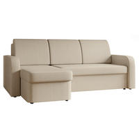ECKSOFA Totii - Schwarz/Naturfarben, Holz/Kunststoff (210/153cm) - MIRJAN24