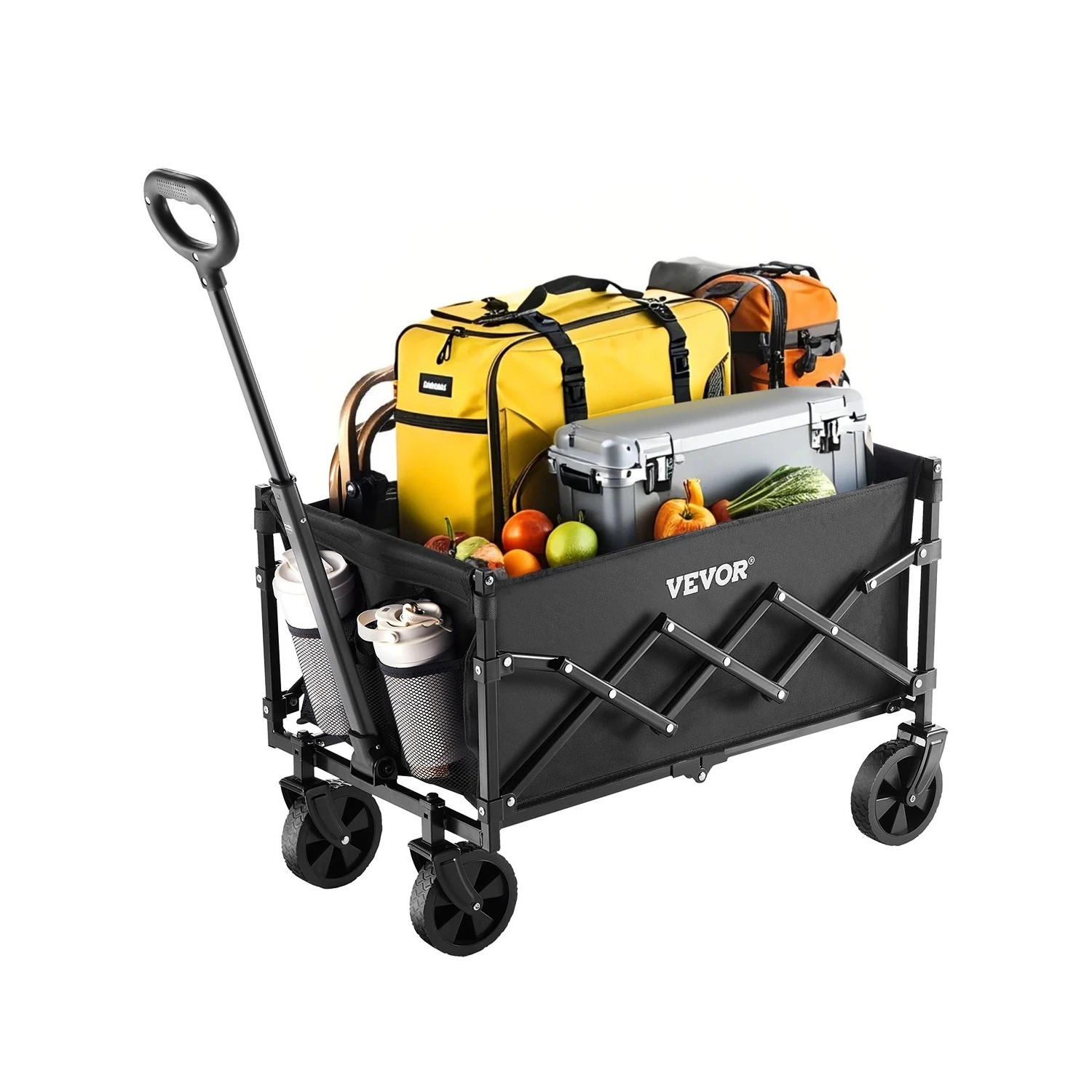 BOLLERWAGEN 225LBS Schwarz - Schwarz, Textil/Metall (66/90/45cm) - Kaket