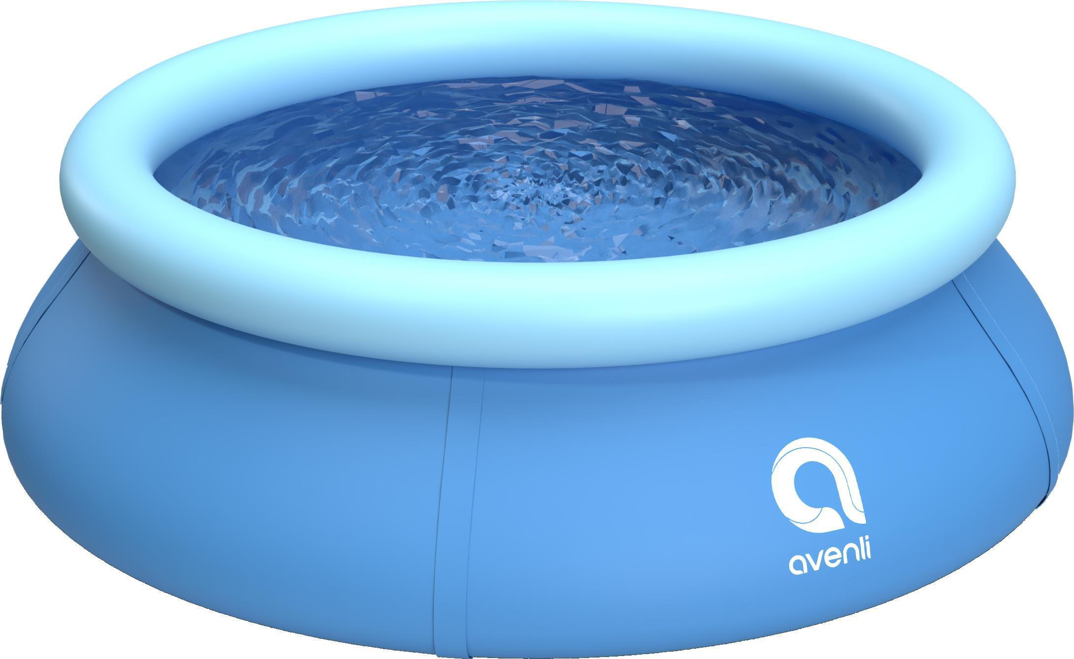 POOL Planschbecken Prompt Set 168x51cm Quick-Up - Blau, Kunststoff (168/168cm) - Avenli