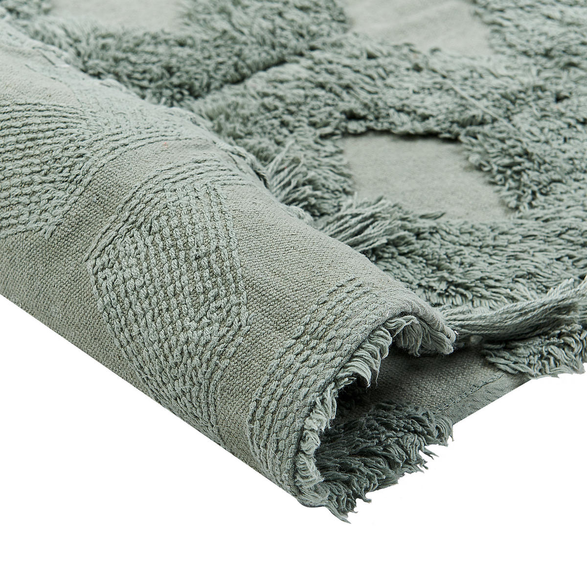 KURZFLOR-TEPPICH Kars 150/80 cm - Grün, Textil (80/150cm) - Beliani