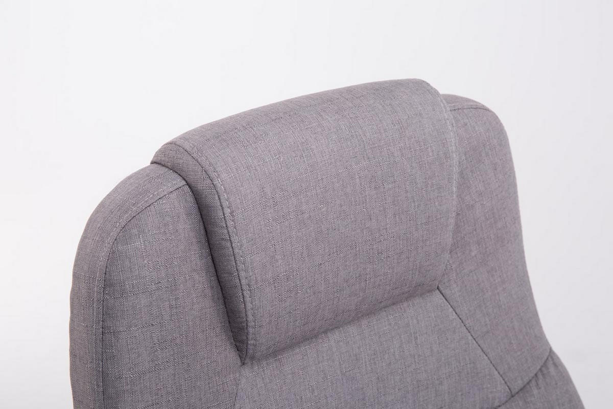 BÜROSTUHL Apodo, Stoff Grau - Grau, Textil/Metall (66/122/70cm) - TPFLiving