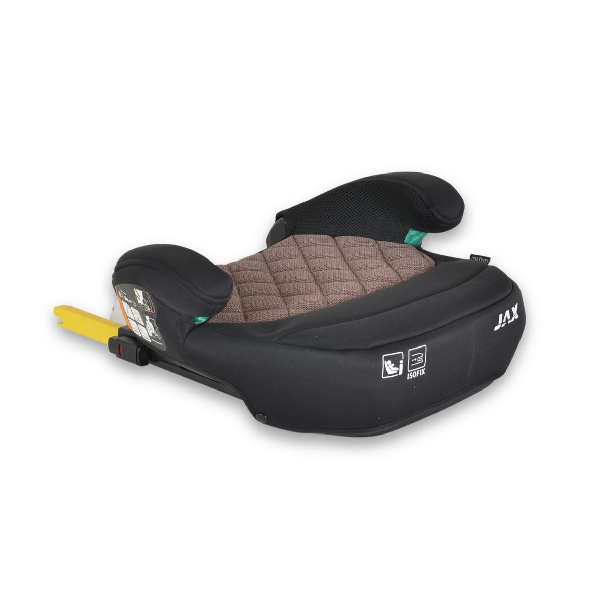 SITZERHÖHUNG Jax i-Size braun 125-150cm Gruppe 3 Isofix Top Tether - Braun, Kunststoff (45/32/41cm) - Cangaroo