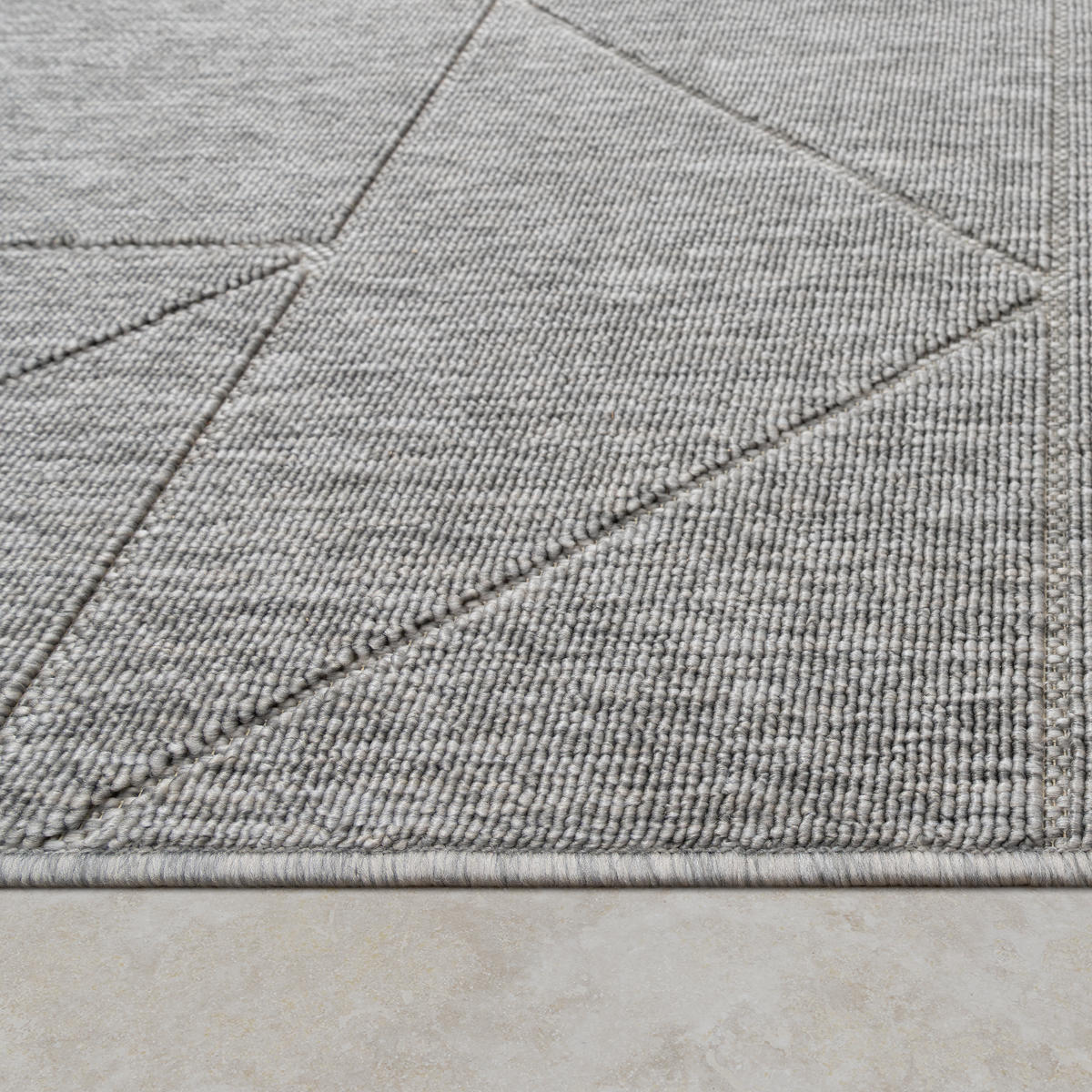 OUTDOORTEPPICH 160/230 cm Brugge 226 - Grau, Textil (160/230cm) - Paco Home