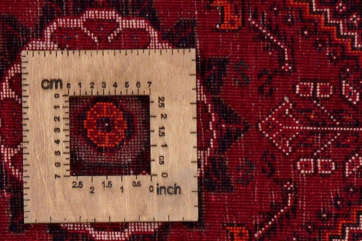 LÄUFER Orient handgeknüpft Gashgai Rot 302/77 cm Schurwolle - Rot, Textil (77/302cm) - Looma