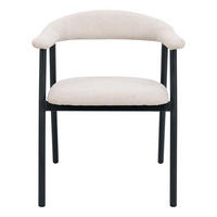 ESSZIMMERSTUHL 2er Set aus Stoff, beige - Beige, Textil (56/76/54cm) - Giga Meubel