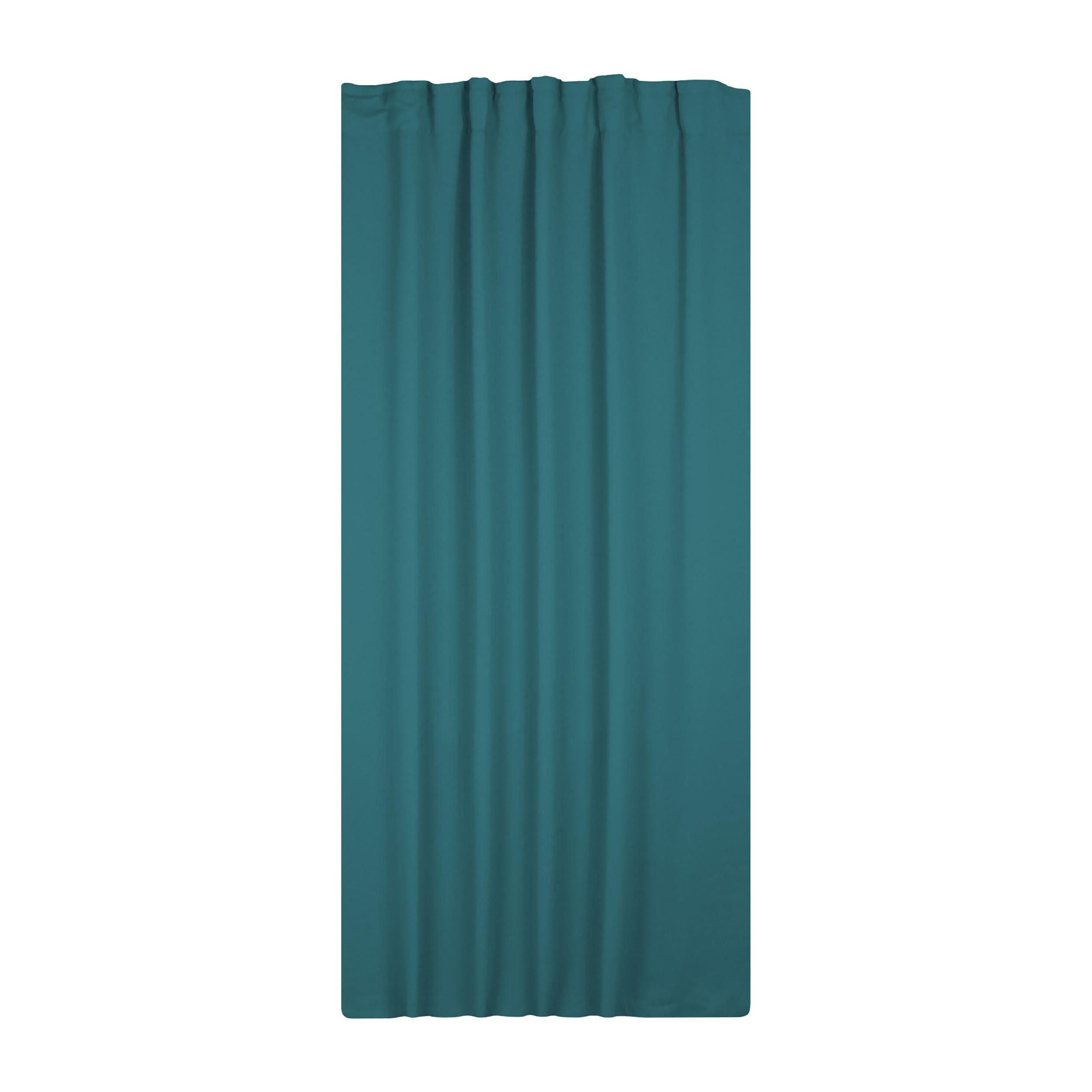 VERDUNKELUNGSVORHANG Kräuselband 300/245 cm Petrol - Petrol, Textil (300/245cm) - TiborTex