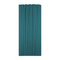 VERDUNKELUNGSVORHANG Kräuselband 300/245 cm Petrol - Petrol, Textil (300/245cm) - TiborTex