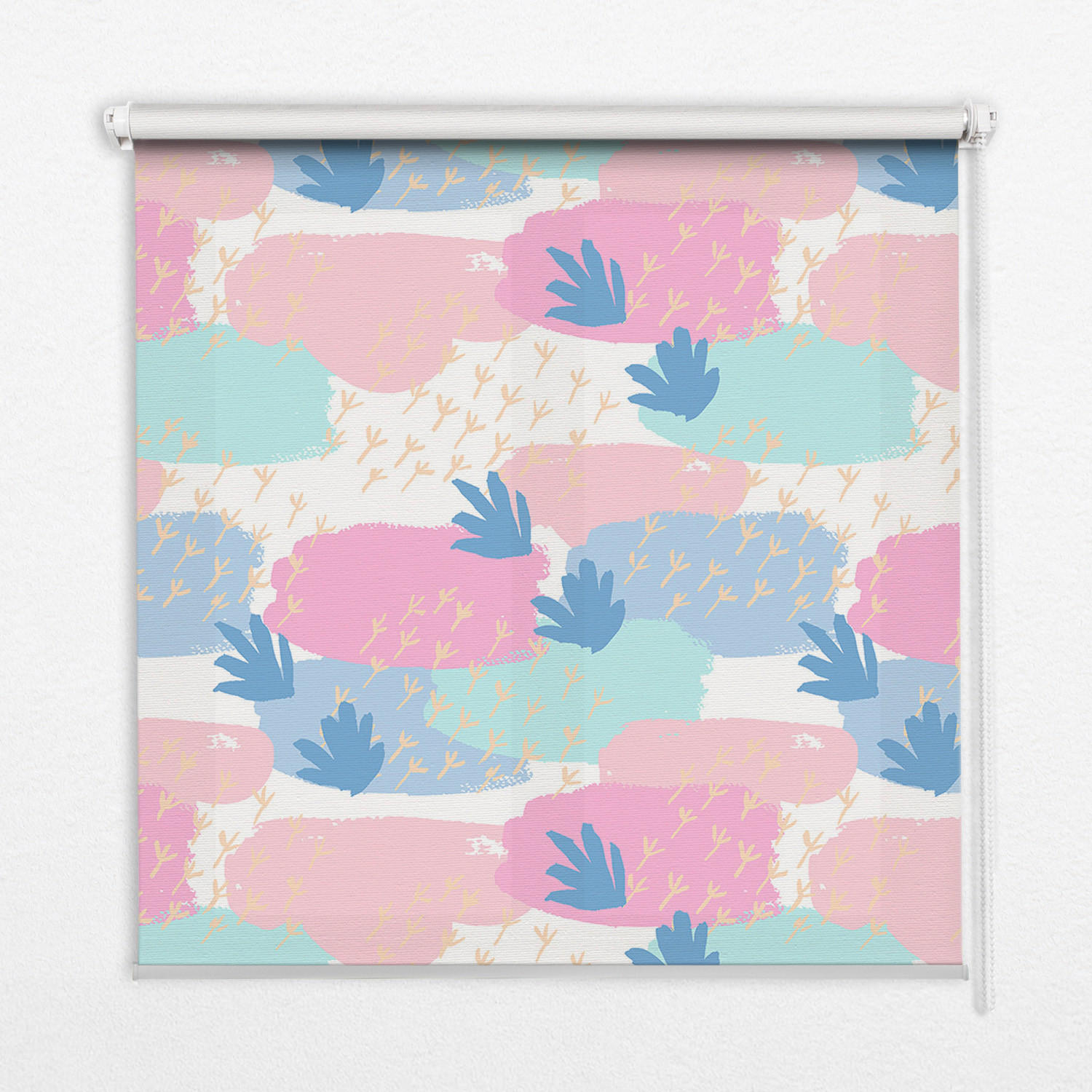TULUP VNITŘNÍ roleta - okenní roleta - roleta - 120x140 cm - Stopy na barevném pozadí