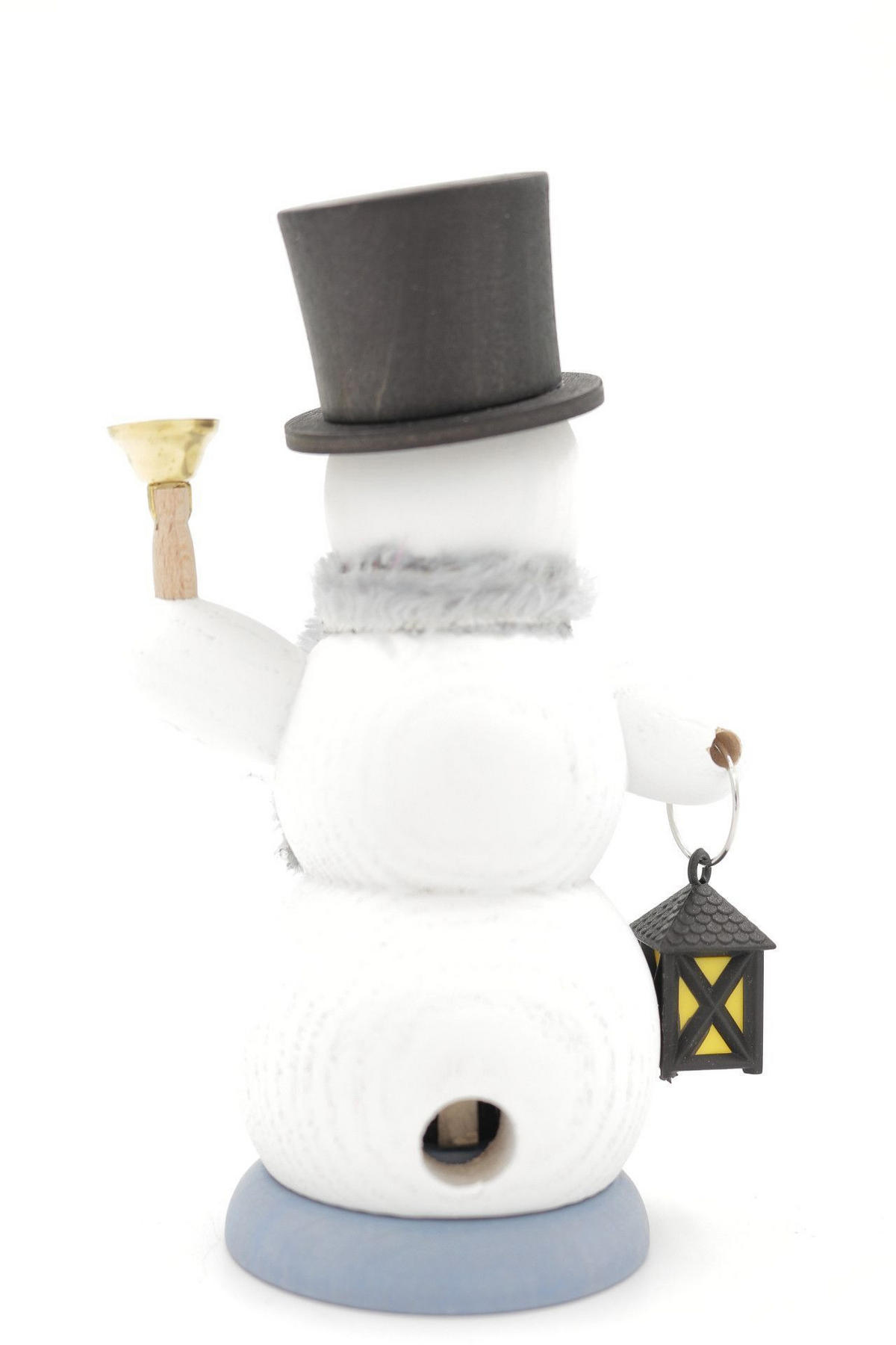 RAUCHFIGUR Schneemann mit Laterne 13 cm - Multicolor, Holz (6/13/10cm)