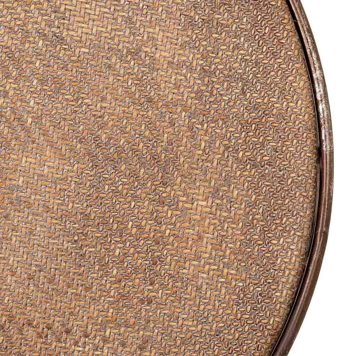 BEISTELLTISCH aus Metall, 76x77cm - Braun, Metall (75.5/75.5/76.8cm) - Wanderlust