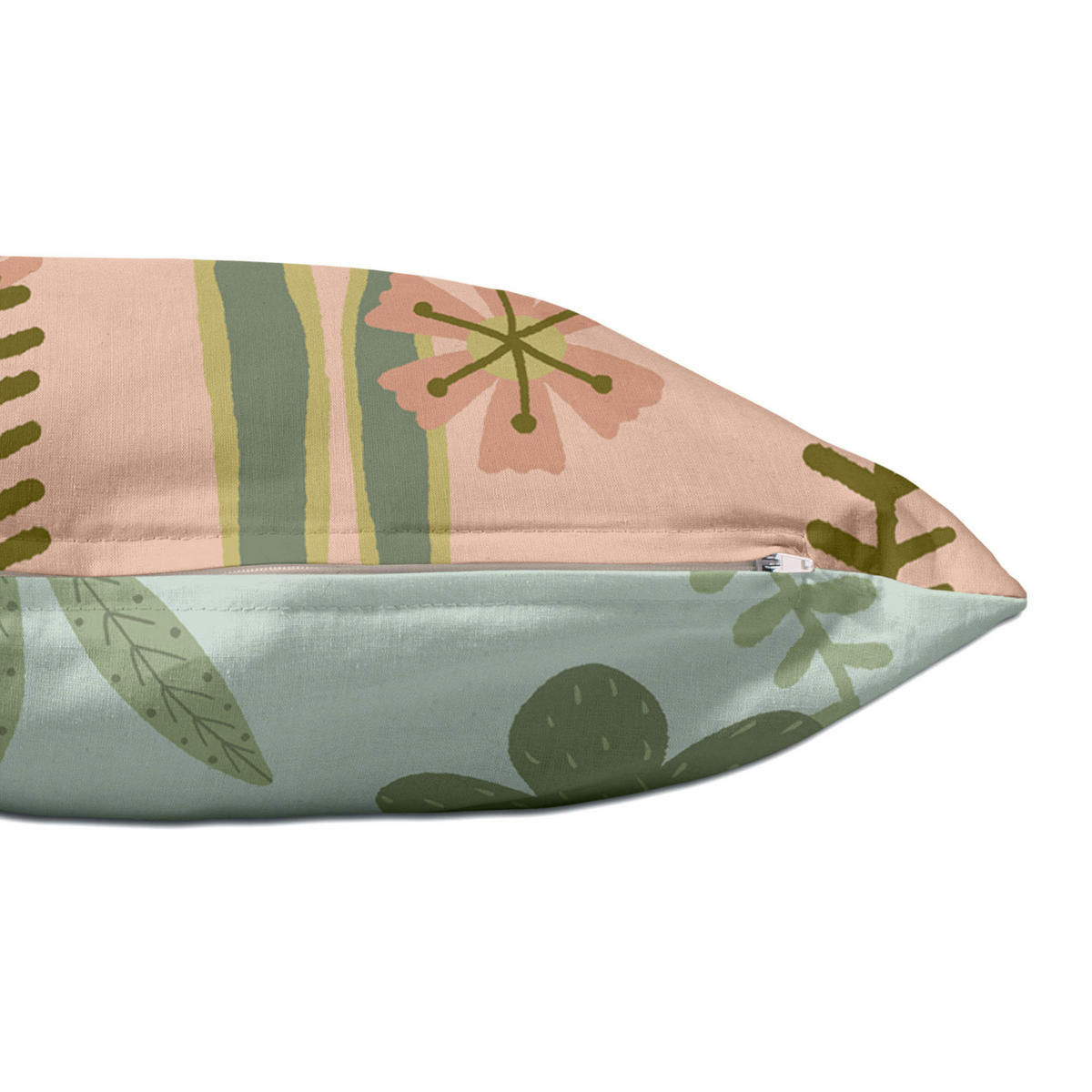 KISSENBEZUG jungle life 50x30 cm mehrfarbig - Multicolor, Textil (50/30cm) - Happy Friday