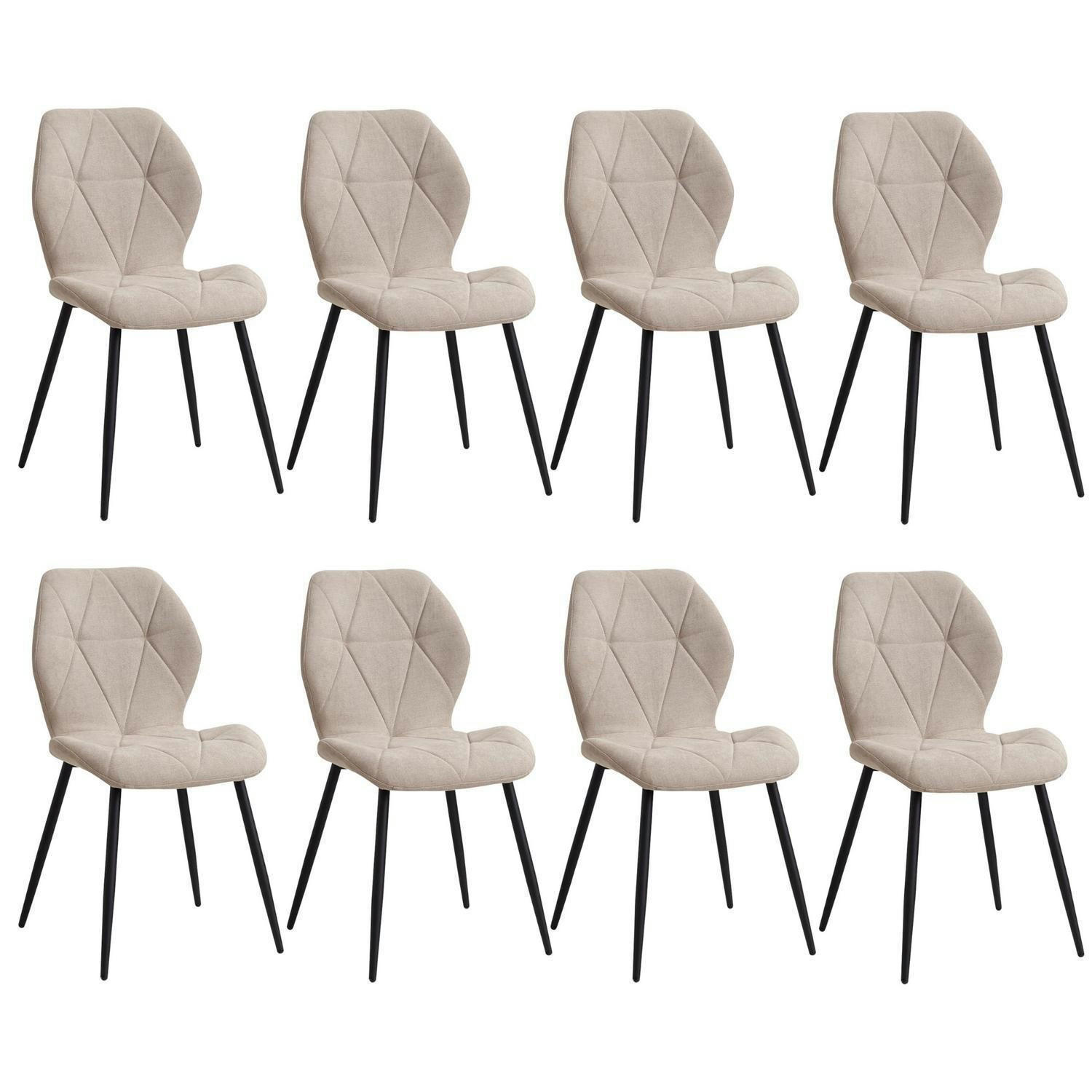 XXXLutz Esszimmerstühle Beige 43x86x47.5 cm