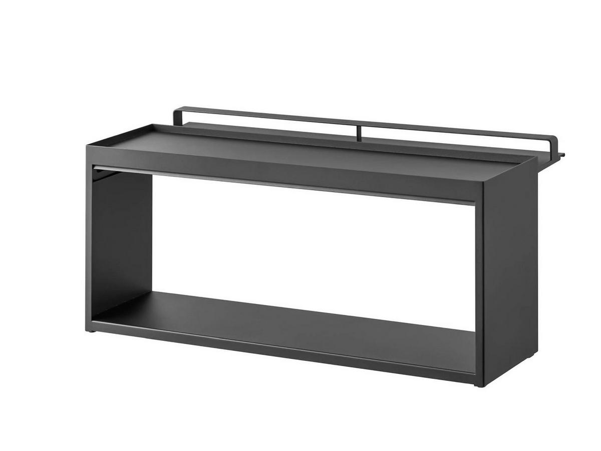 KÜCHENORGANIZER Tower weiß 17/60/25 cm - Schwarz, Metall (60/25/17cm) - Yamazaki