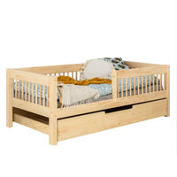 POSTEL 90/200 Ariette Přírodní dřevo - hnědá, dřevo (90/200cm) - Petits-meubles