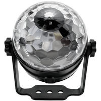 DISCOKUGEL Kinder, Lichteffekte - Schwarz, Kunststoff (10/8/8cm) - KRUMAD