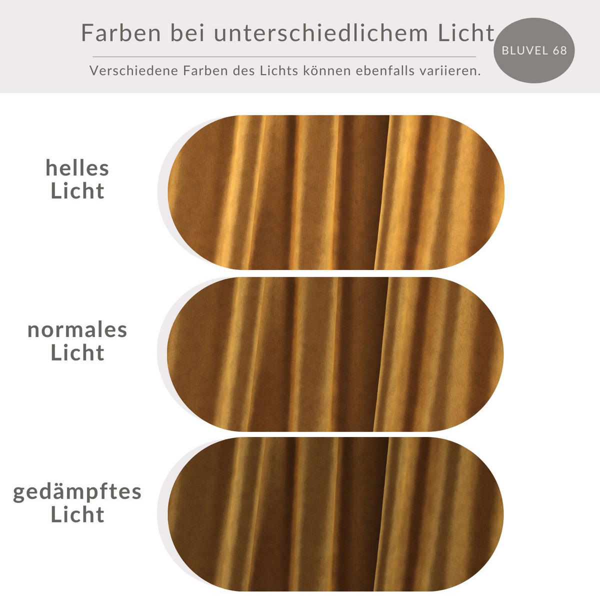 ECKSOFA Melani Honigfarbe Samtstoff - Rechts Seite - Schwarz/Honig, Holz/Holzwerkstoff (162/256cm) - Maison de Reve