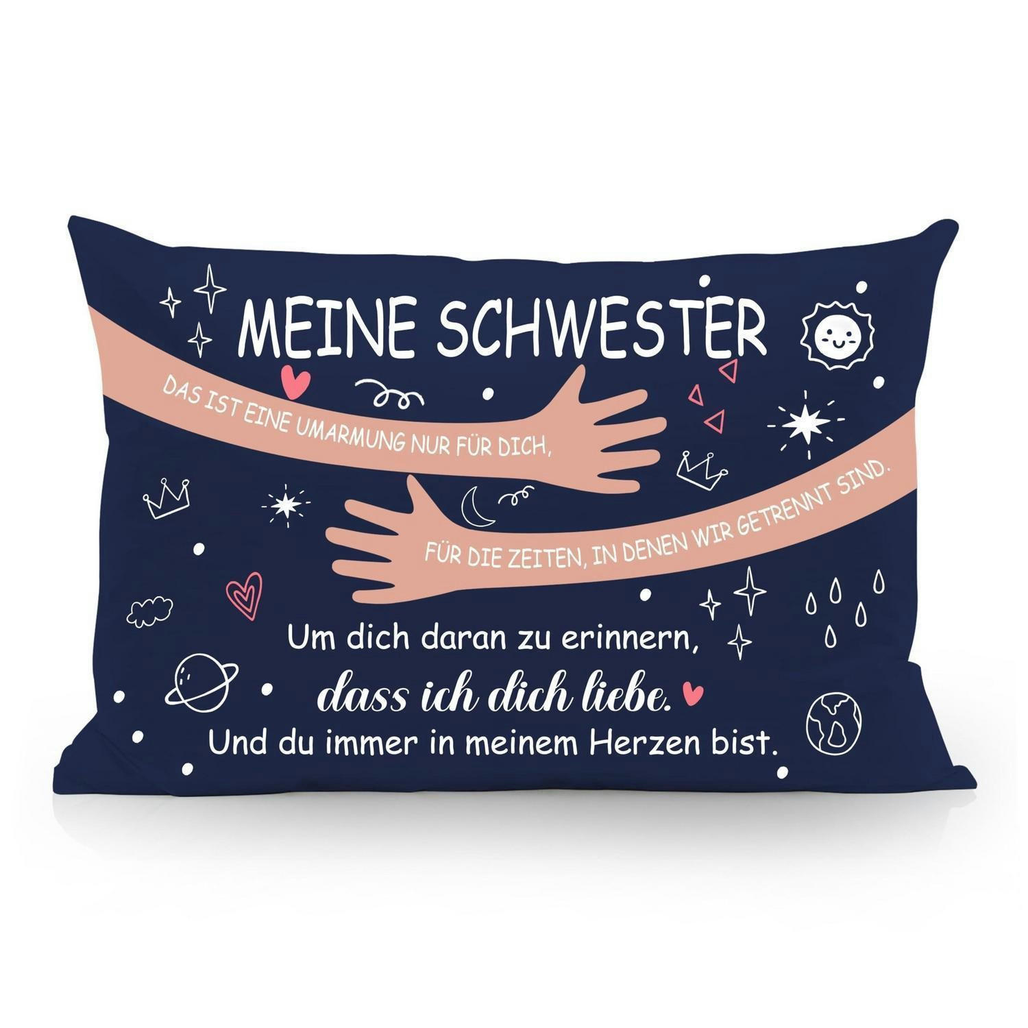 XXXLutz Kissenbezug Blau 45x45 cm