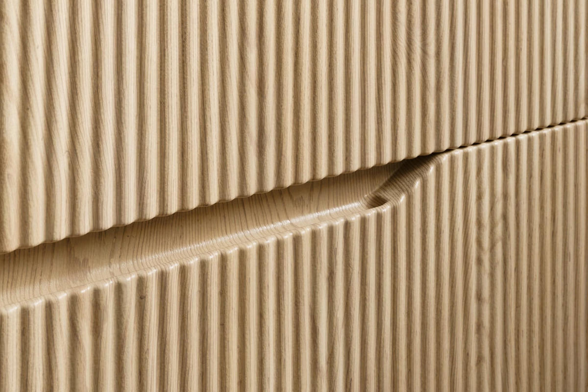 SKŘÍŇKA POD UMYVADLO Nordic 2 díly dub - 80 x 46 x 59 cm - barva dubu, dřevo (80/59/46cm) - Badplaats