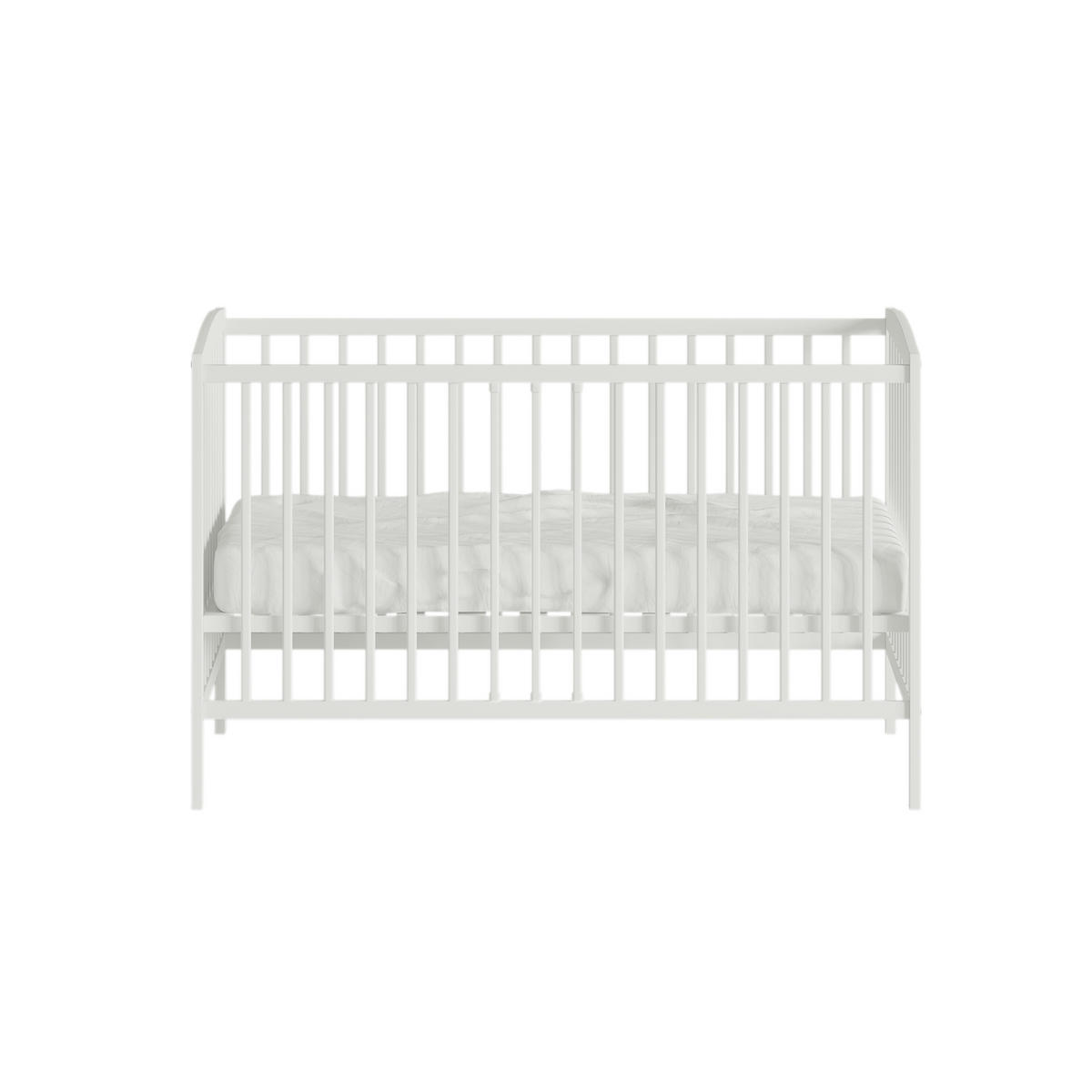 BABYBETT Nöa mit Matratze - Weiß, Holz (60/120cm) - kiki design