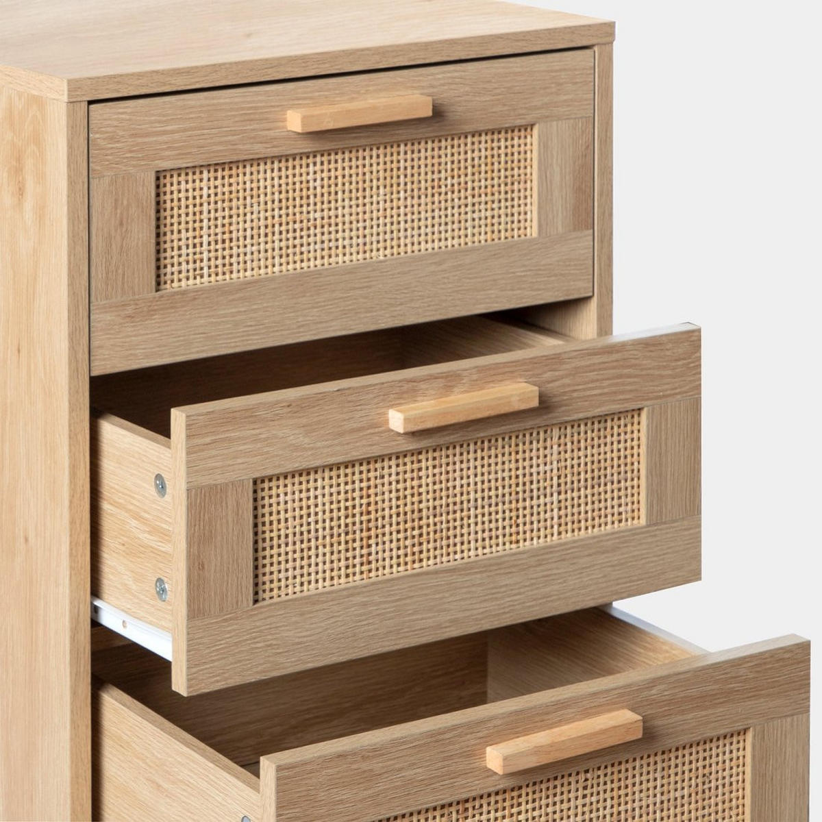 KOMMODE SCHMAL Tahiti Natürlich 42 cm x 107 cm - Naturfarben, Naturmaterialien (42/107/37cm)
