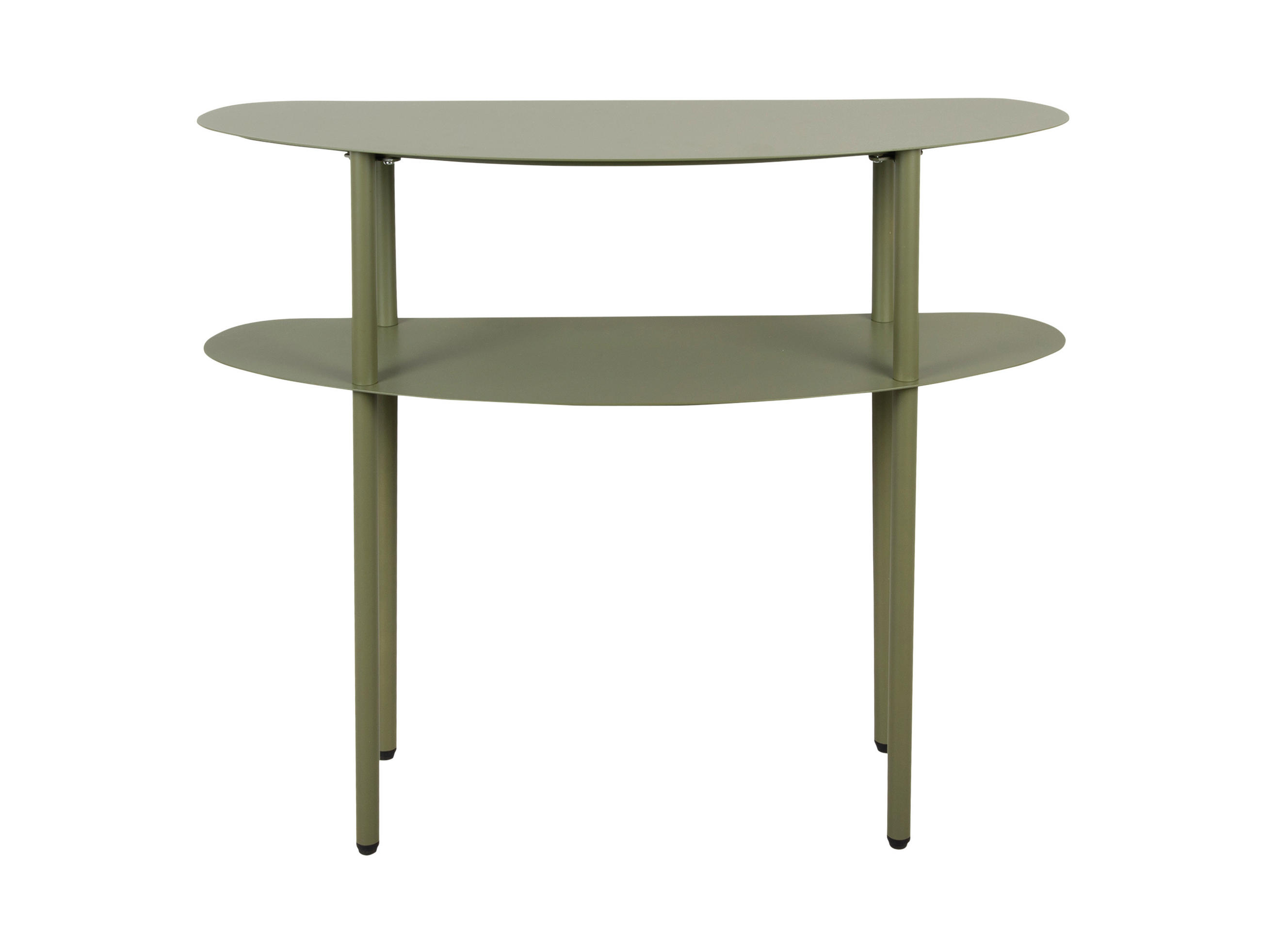 BEISTELLTISCH Riqueza - Grün - 90/28/72,5 cm - Grün, Metall (90/28/72cm) - Leitmotiv
