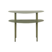 BEISTELLTISCH Riqueza - Grün - 90/28/72,5 cm - Grün, Metall (90/28/72cm) - Leitmotiv