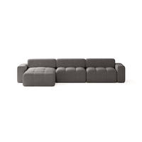 ECKSOFA RIFU SO 300x140 cm, Graphit - Graphitfarben, Textil (346/185cm) - Fedve