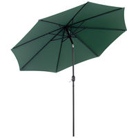 SONNENSCHIRM DE-11355 neigbar, mit Kurbel, Ø 3 m Grün - Grün, Metall (295/295cm) - ComfortXL