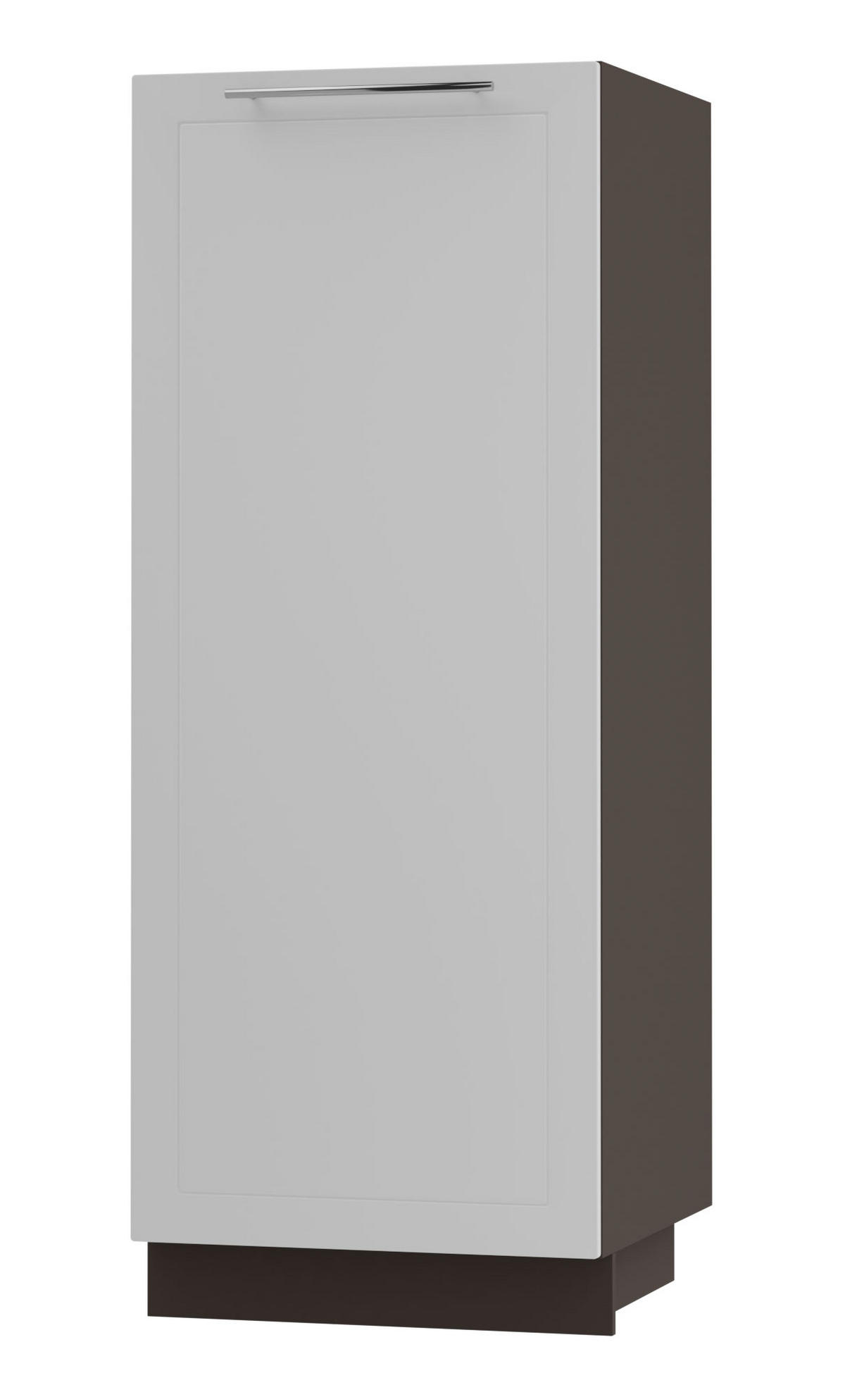 GESCHIRRSCHRANK Kvantum D5D/60/154 Weiß Matt / Lava Matt 60 / 59 / 154cm - Dunkelgrau/Weiß, Holz/Holzwerkstoff (60/154/59cm) - Feldmann-Wohnen